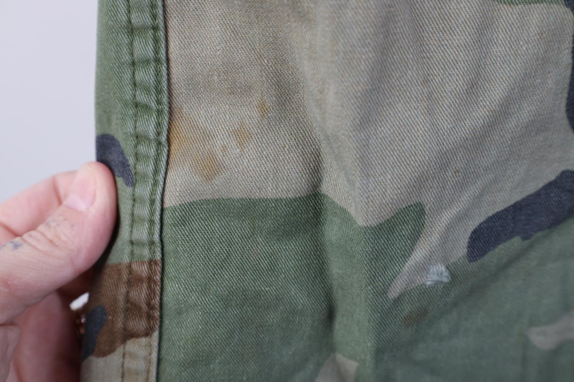 Vintage Vintage 80s USGI Long Woodland Camouflage Combat Coat Jacket Size US M / EU 48-50 / 2 - 21 Thumbnail