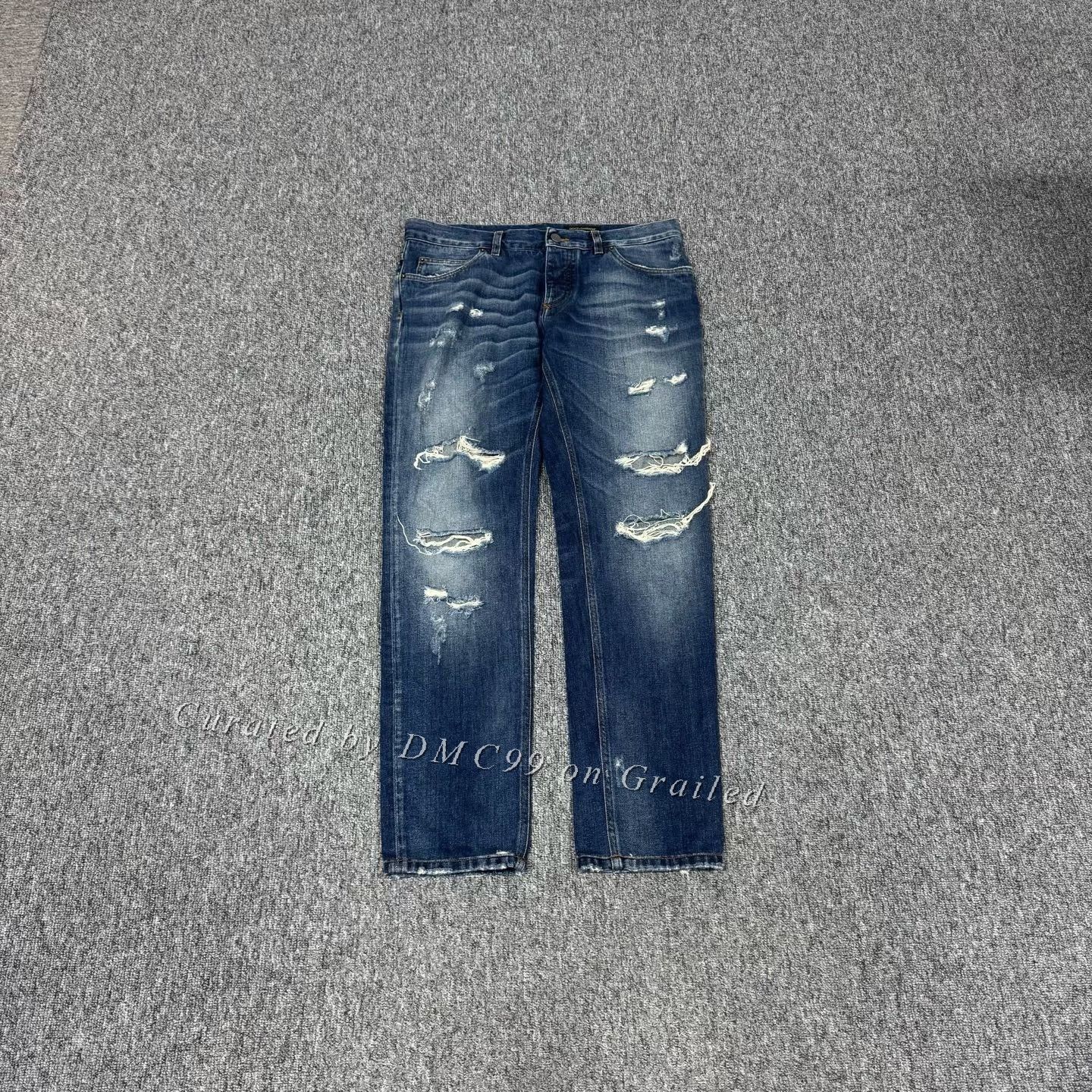 Dolce & Gabbana Dolce Gabbana DG Distressed Jeans 50 Size US 34 / EU 50 - 1 Thumbnail