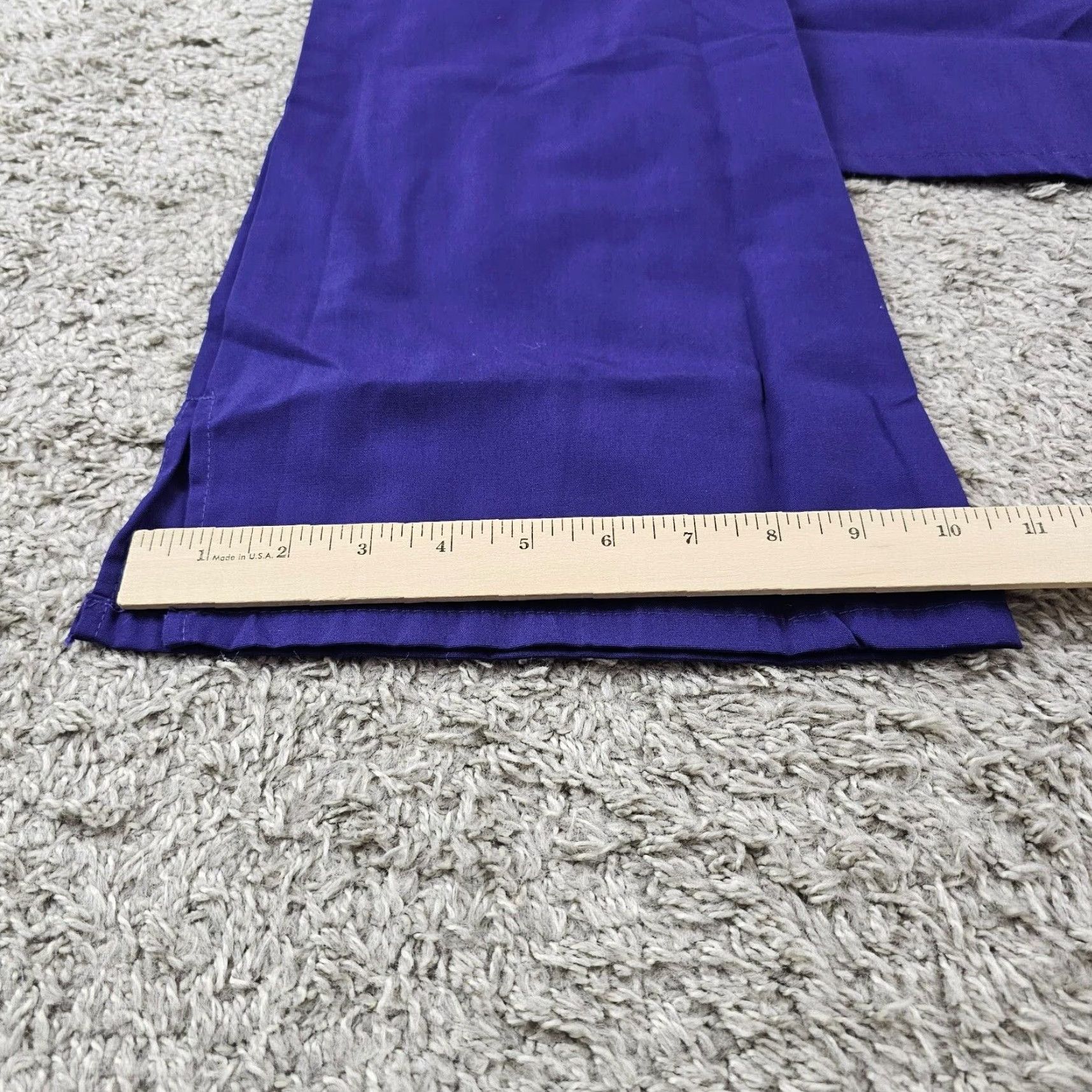 Vintage WS Gear Scrub Pants Women's Small S Purple Boot Cut Drawstring NWT 28x29 Size 28" / US 6 / IT 42 - 7 Thumbnail