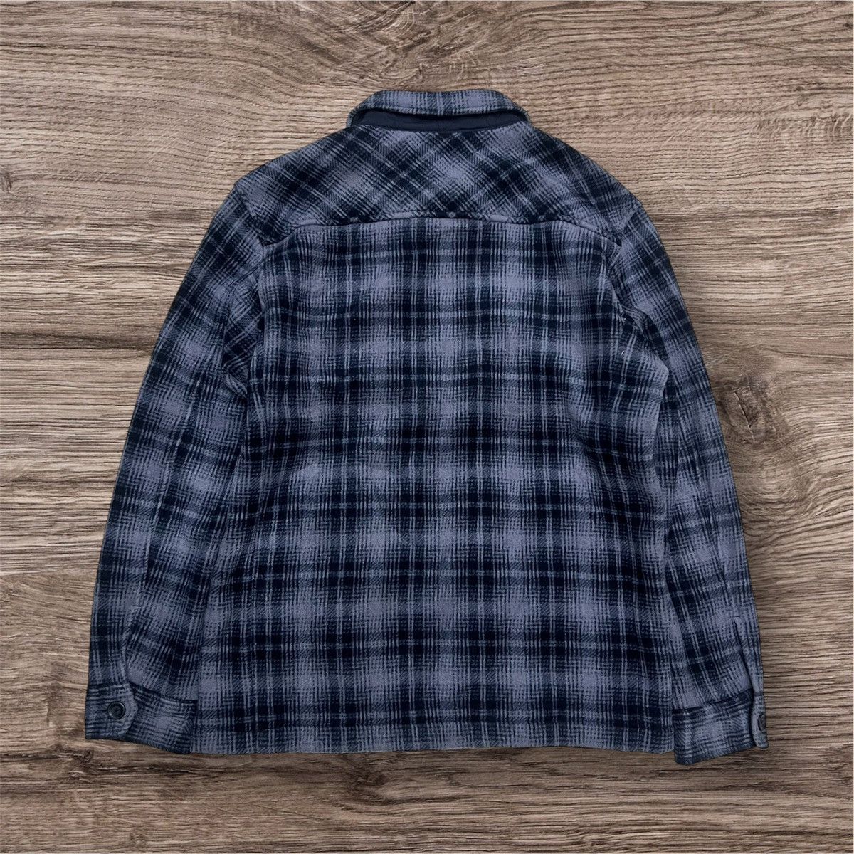 Flannel JapaneseBrand Uniqlo Boa Fleece Flannel Zip Up Jacket Size US XL / EU 56 / 4 - 2 Thumbnail