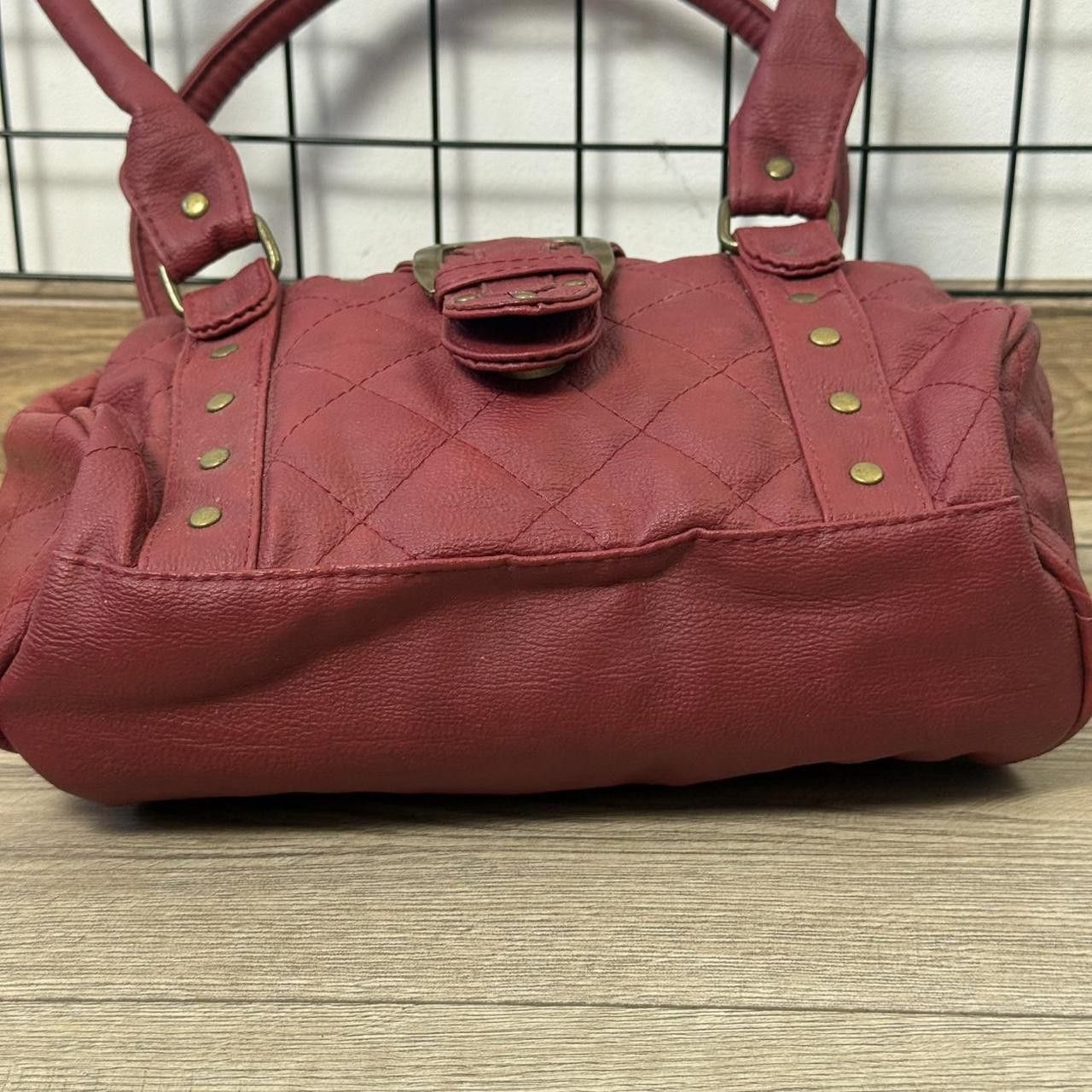Vintage Vintage 2000s Red Leather Bag Affilaction Size ONE SIZE - 5 Thumbnail