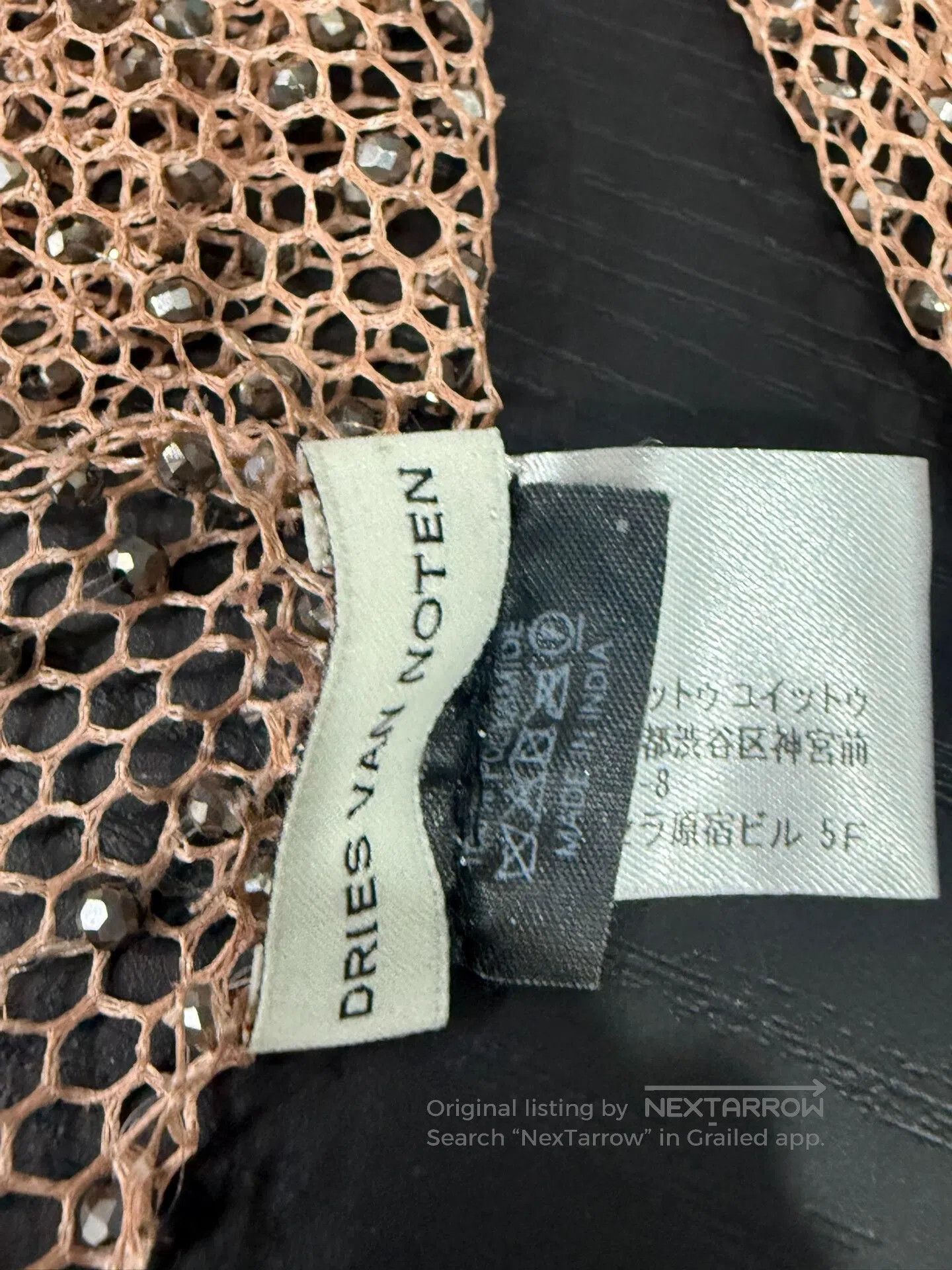 Dries Van Noten Dries van Noten Diamond Mesh Scarf. Size ONE SIZE - 7 Thumbnail