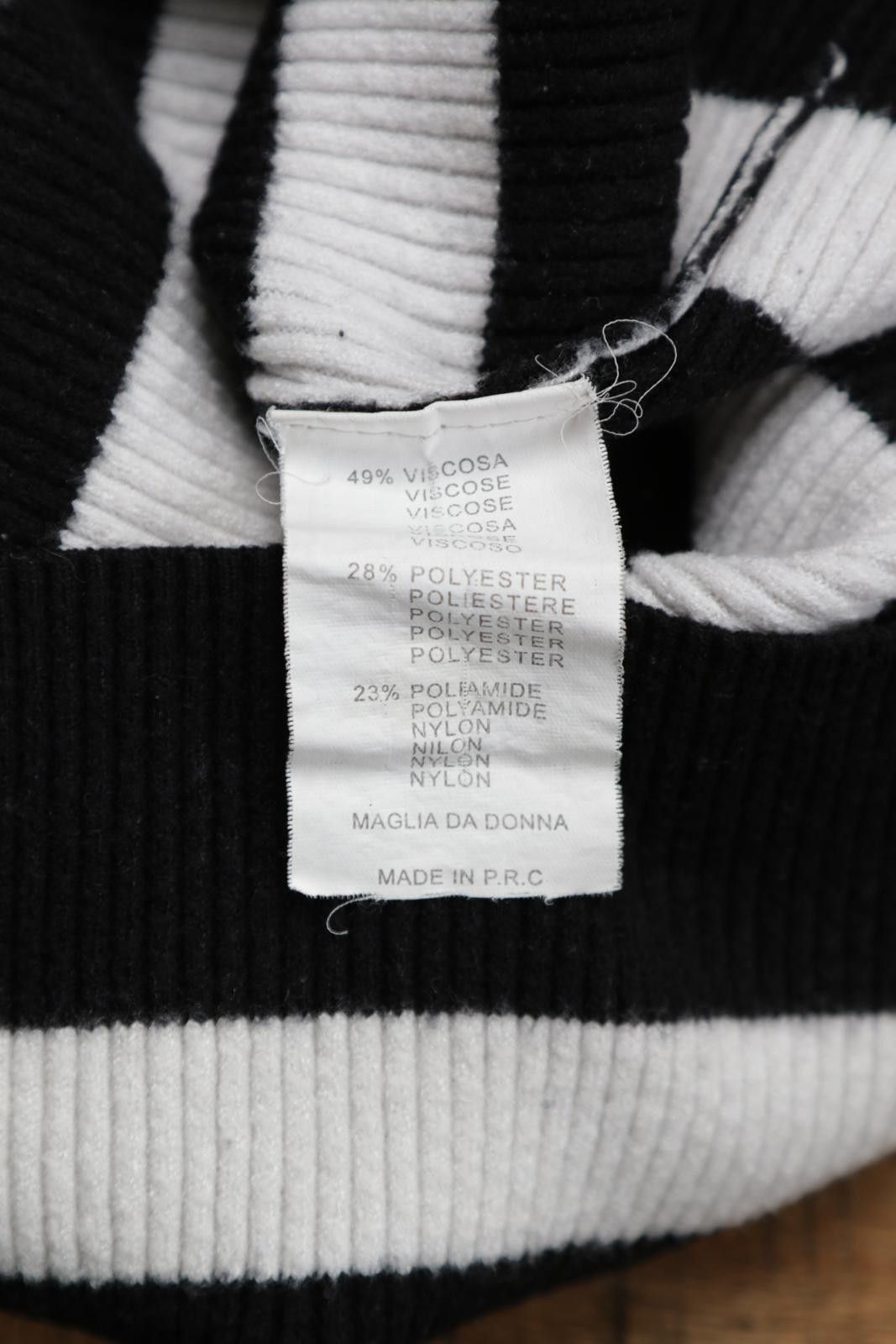 Vintage 00's Ribbed Striped Sweater Size S / US 4 / IT 40 - 6 Thumbnail