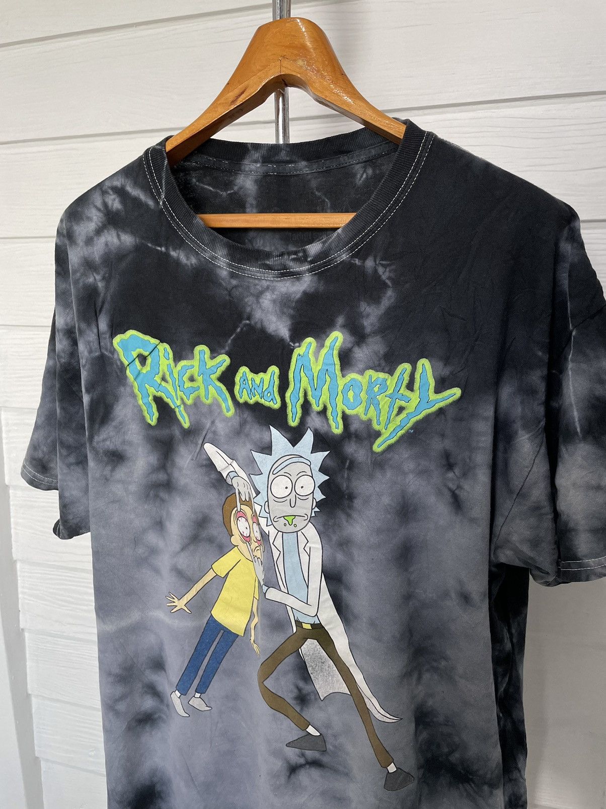 Vintage RICK AND MORTY TIE DYE Size US XL / EU 56 / 4 - 2 Thumbnail