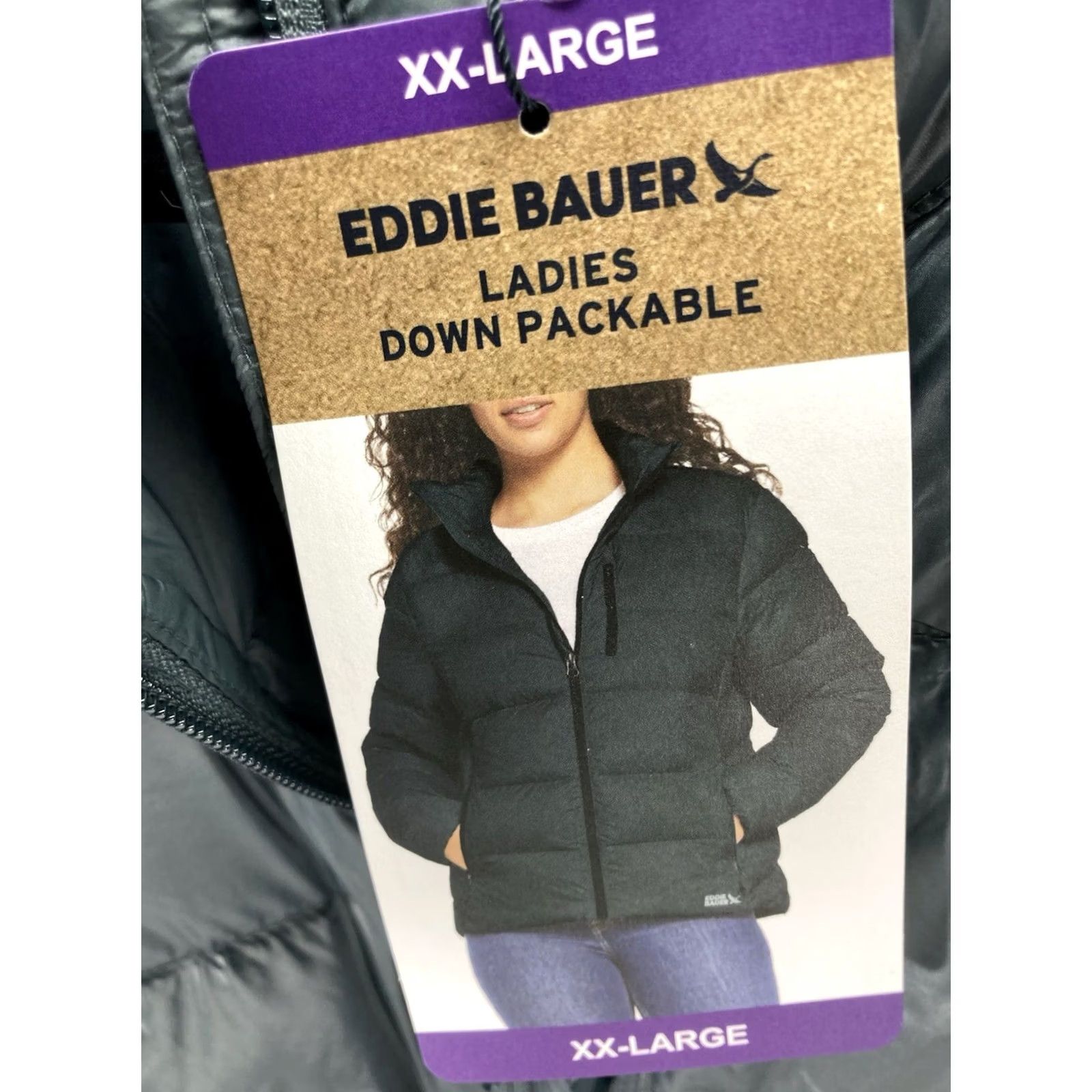 Eddie Bauer Eddie Bauer Down Puffer Jacket Coat Women 2XL Blue Packable Full Zip NWT Size XXL / US 16-18 / IT 52-54 - 5 Thumbnail