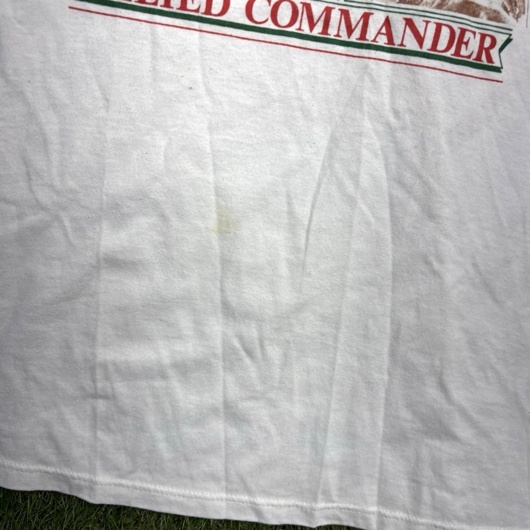 Jerzees VINTAGE Operation Desert Storm Shirt Mens XL Jerzees White 1990s Graphic Tee US Made Mens XL Size US XL / EU 56 / 4 - 3 Thumbnail