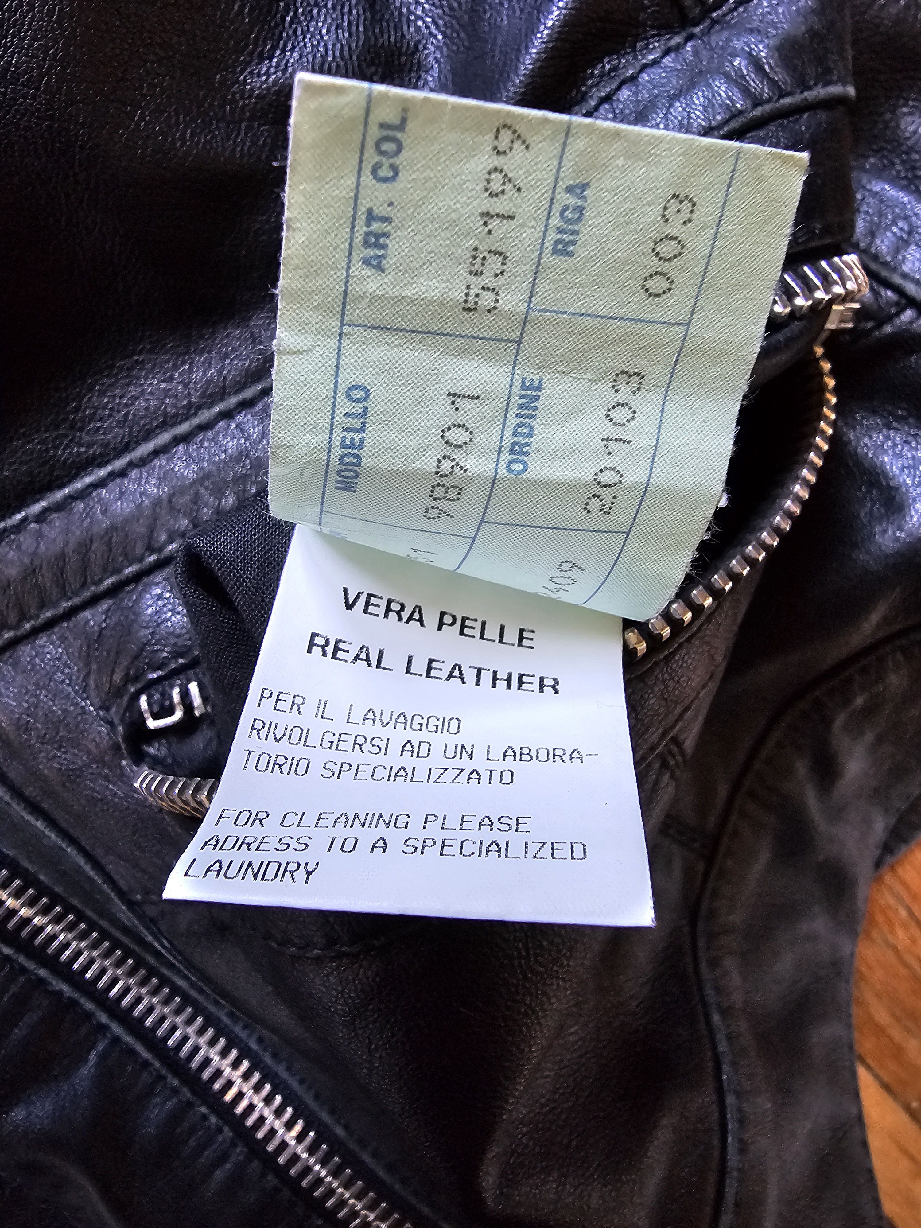 Dolce & Gabbana D&G 2002 Convertible Leather Moto Jacket Size US M / EU 48-50 / 2 - 17 Thumbnail