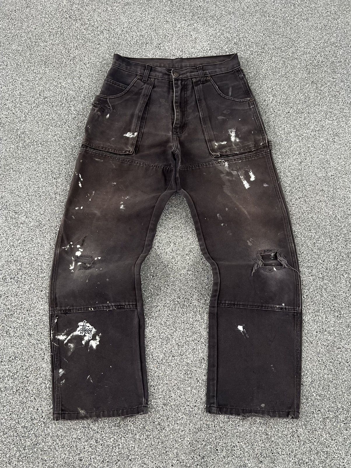 Crazy Distressed Dickies Doubleknee Boyscout Cargo rare!