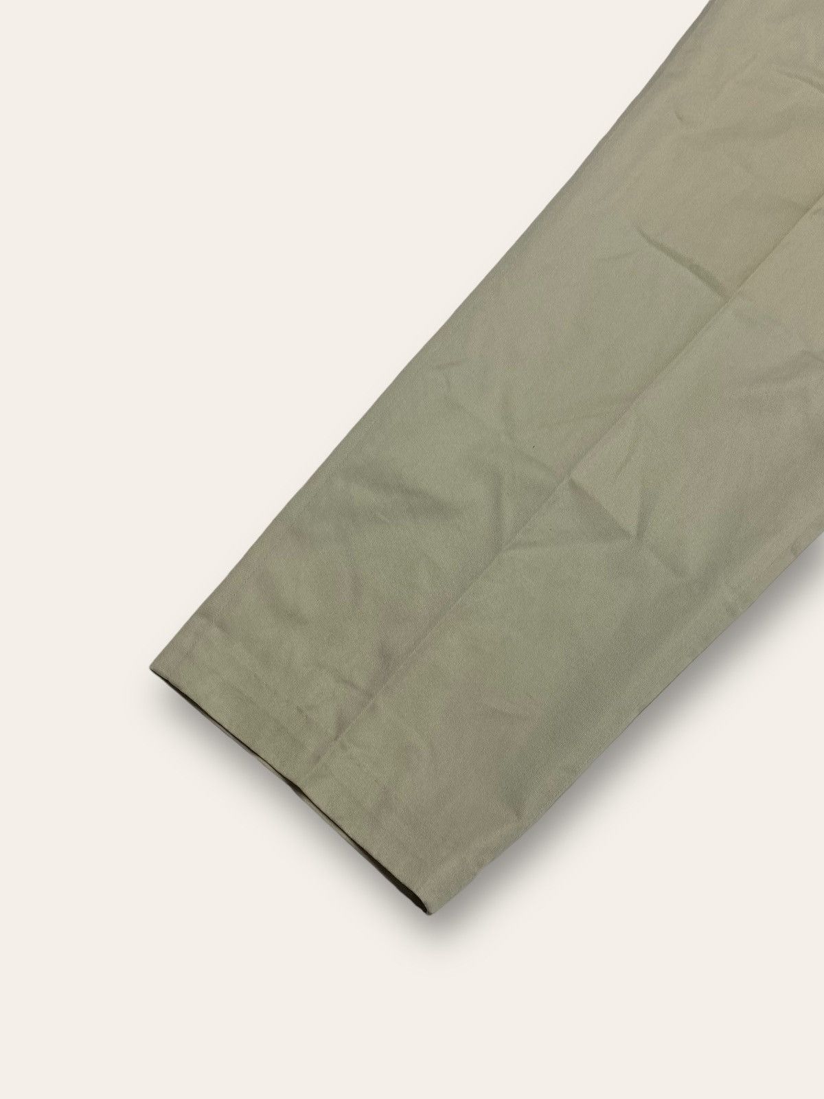 Lacoste 90s Vintage LACOSTE Chemise Beige Baggy Oversize Wide Pants Size US 35 - 3 Thumbnail