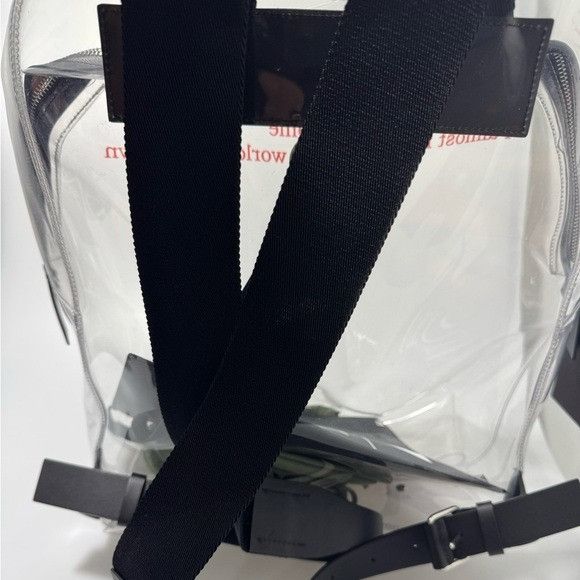 Valentino Valentino Garavani VLTN Clear Backpack Size ONE SIZE - 5 Thumbnail