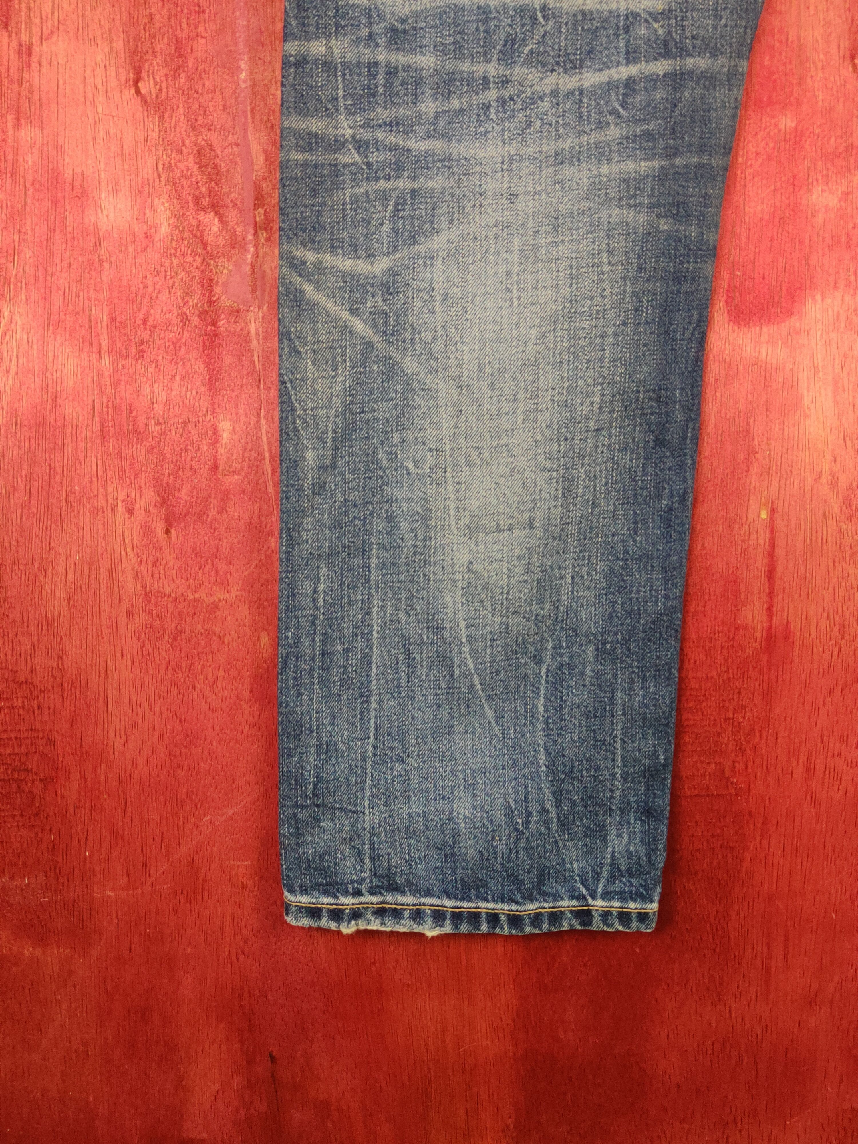 Japanese Brand Uniqlo Blue Distressed Ripped Jeans #S2210 Size US 29 - 9 Thumbnail
