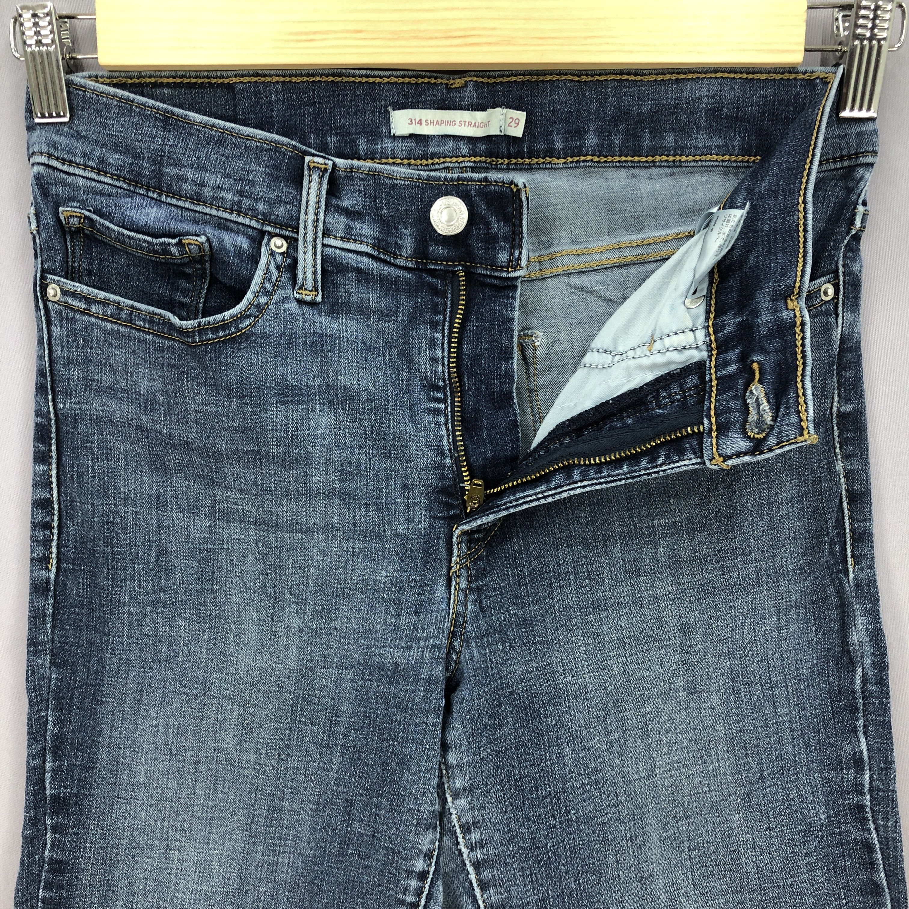 Levi's Vintage Y2K Levis Faded Jeans Levi's 314 Light Wash Denim Size 28" / US 6 / IT 42 - 5 Thumbnail
