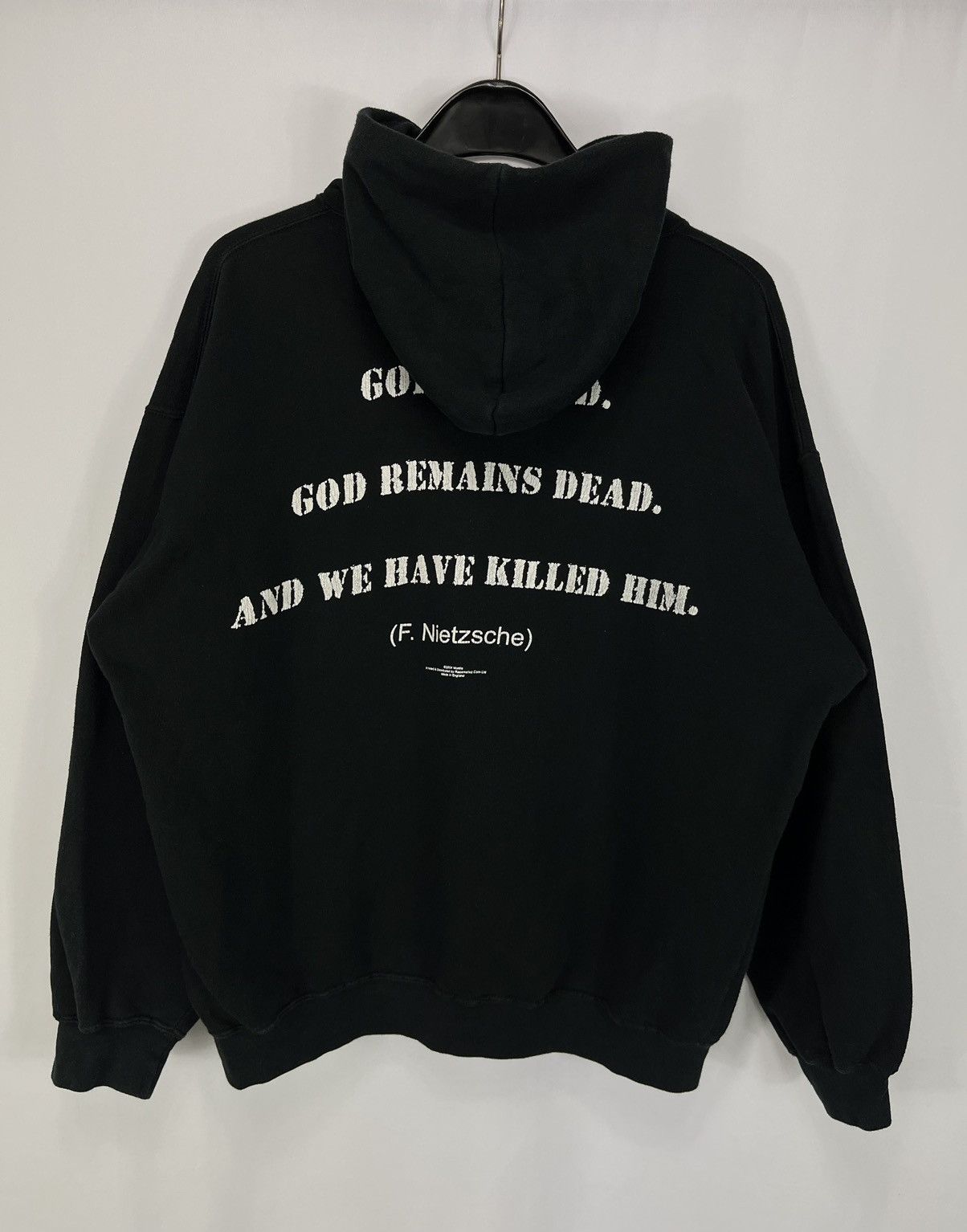 Band Tees × Vintage Mortiis God Is Dead Vintage Hoodie Size US XL / EU 56 / 4 - 3 Thumbnail