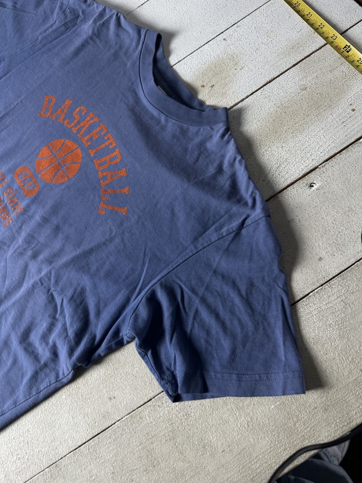 Gap 🚨 GAP BLUE BIG BASKETBALL LOGO BOXY sk8 RARE TEE Size US S / EU 44-46 / 1 - 5 Thumbnail