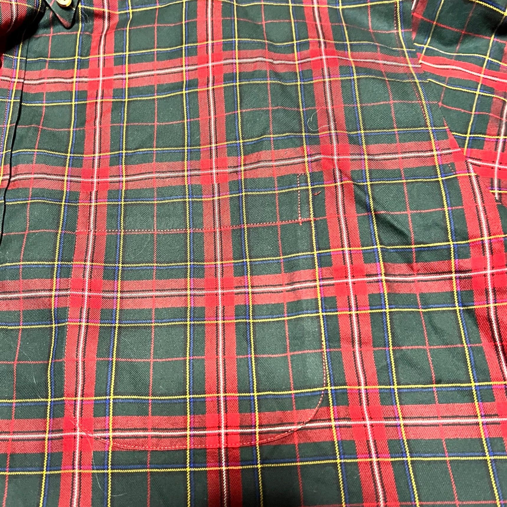 Brooks Brothers Brooks Brothers Shirt Mens XL Non Iron Plaid Green Red Long Sleeve Button Size US XL / EU 56 / 4 - 2 Thumbnail