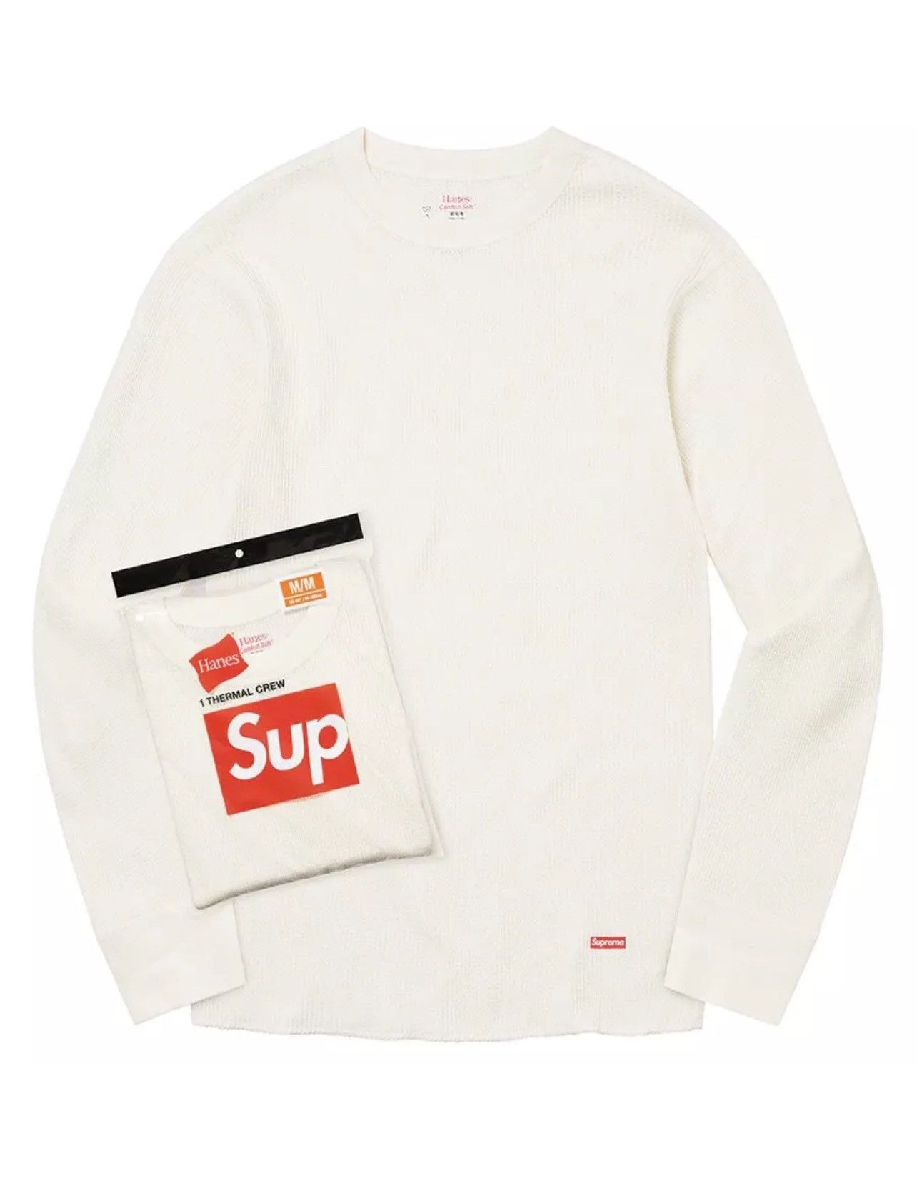 Hanes Supreme Thermal Crew | Grailed