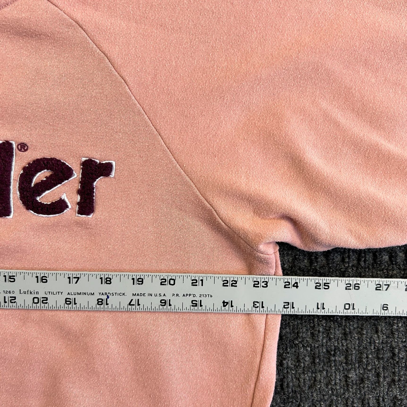 Wrangler VINTAGE Wrangler Retro Sweatshirt Womens XX L Pink Logo Crew Neck Pullover Fuzzy High Pile Casual Activewear Winter Fall 2XL Size XXL / US 16-18 / IT 52-54 - 7 Thumbnail