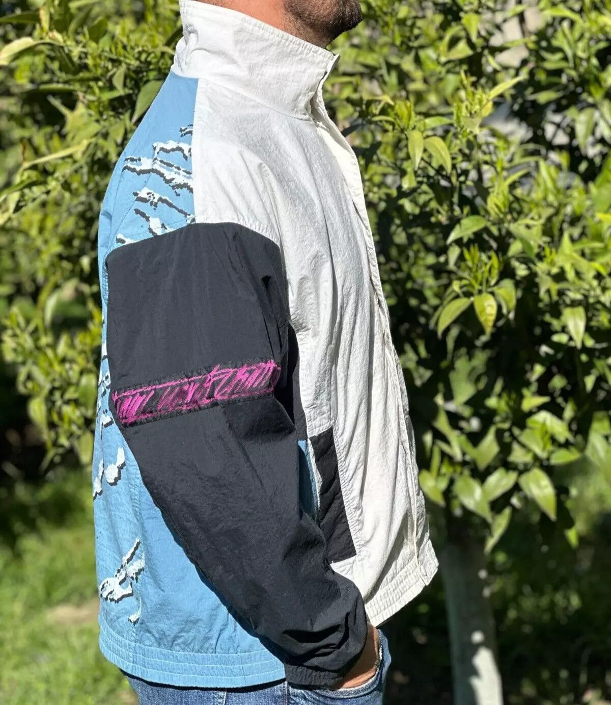 Nike Archive 90's Nike Challenge Court Windbreaker Size L Swoosh Size US L / EU 52-54 / 3 - 16 Thumbnail