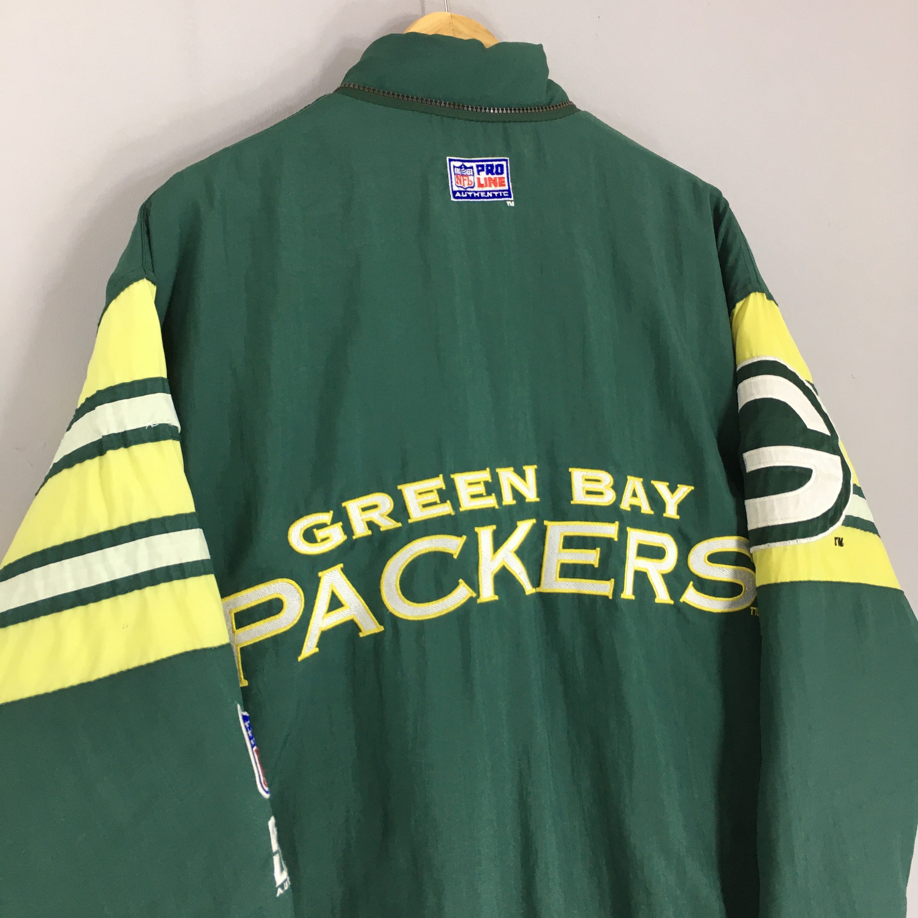 NFL × Starter × Vintage Vintage Green Bay Packers NFL Zipper Jacket Medium Size US M / EU 48-50 / 2 - 10 Thumbnail
