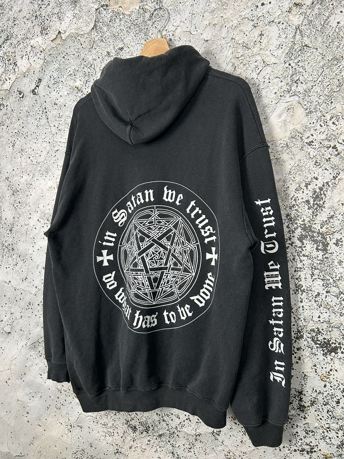 Band Tees Vintage Dimmu Borgir Black Metal Hoodie 90s Rare Grunge Punk Size US XL / EU 56 / 4 - 2 Thumbnail