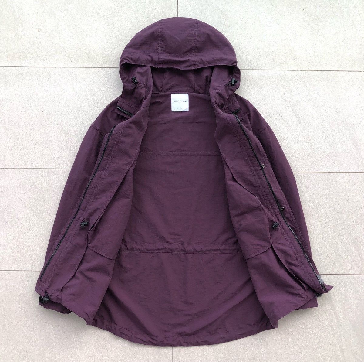 Japanese Brand Japanese Brand EDIT CLOTHING Nylon Zipper Hoodie Jacket Size US M / EU 48-50 / 2 - 10 Thumbnail