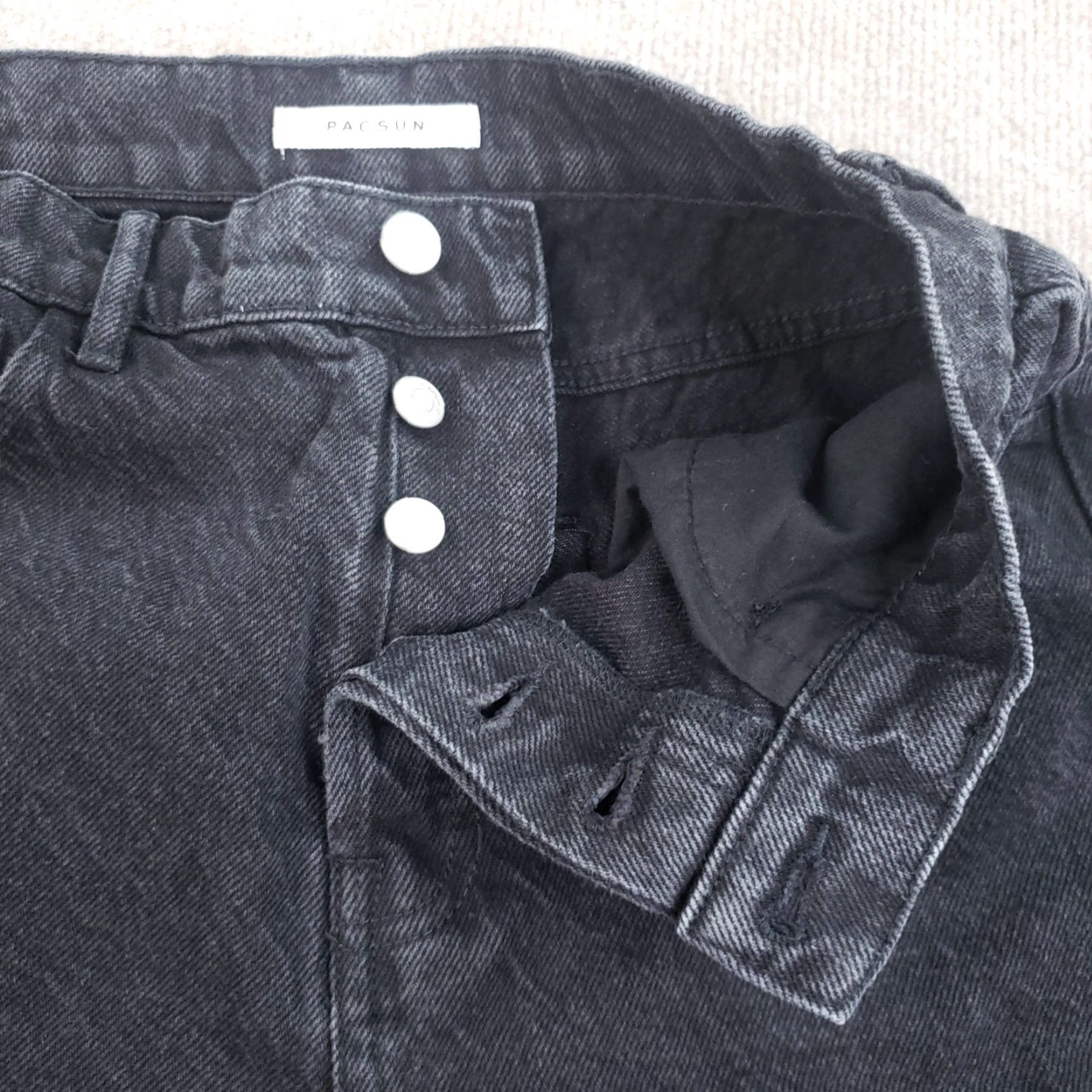 Pacsun Pacsun Womens High Rise Straight Leg Jeans Size 26 26x26 Extra Large XL Black Size 26" / US 2 / IT 38 - 7 Thumbnail