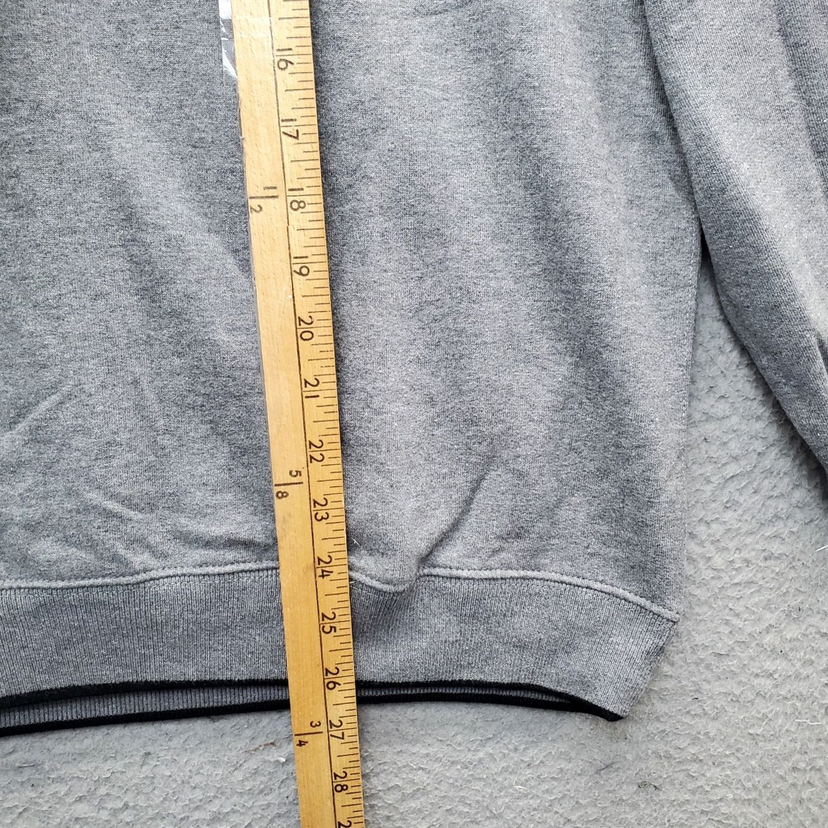 Vintage Focus Pullover Sweatshirt Men Large Gray Freedom Flag Eagle Ribbed Cuff & Hem Size US L / EU 52-54 / 3 - 3 Thumbnail