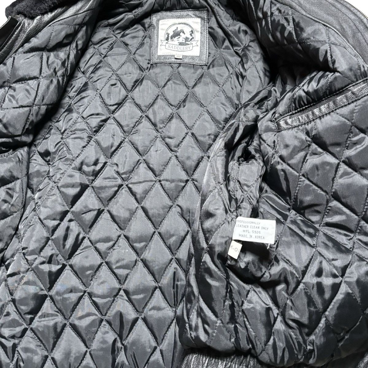 Other SADDLERY A-2 Flight Jacket 42 L USA Black Leather Military Size US L / EU 52-54 / 3 - 6 Thumbnail