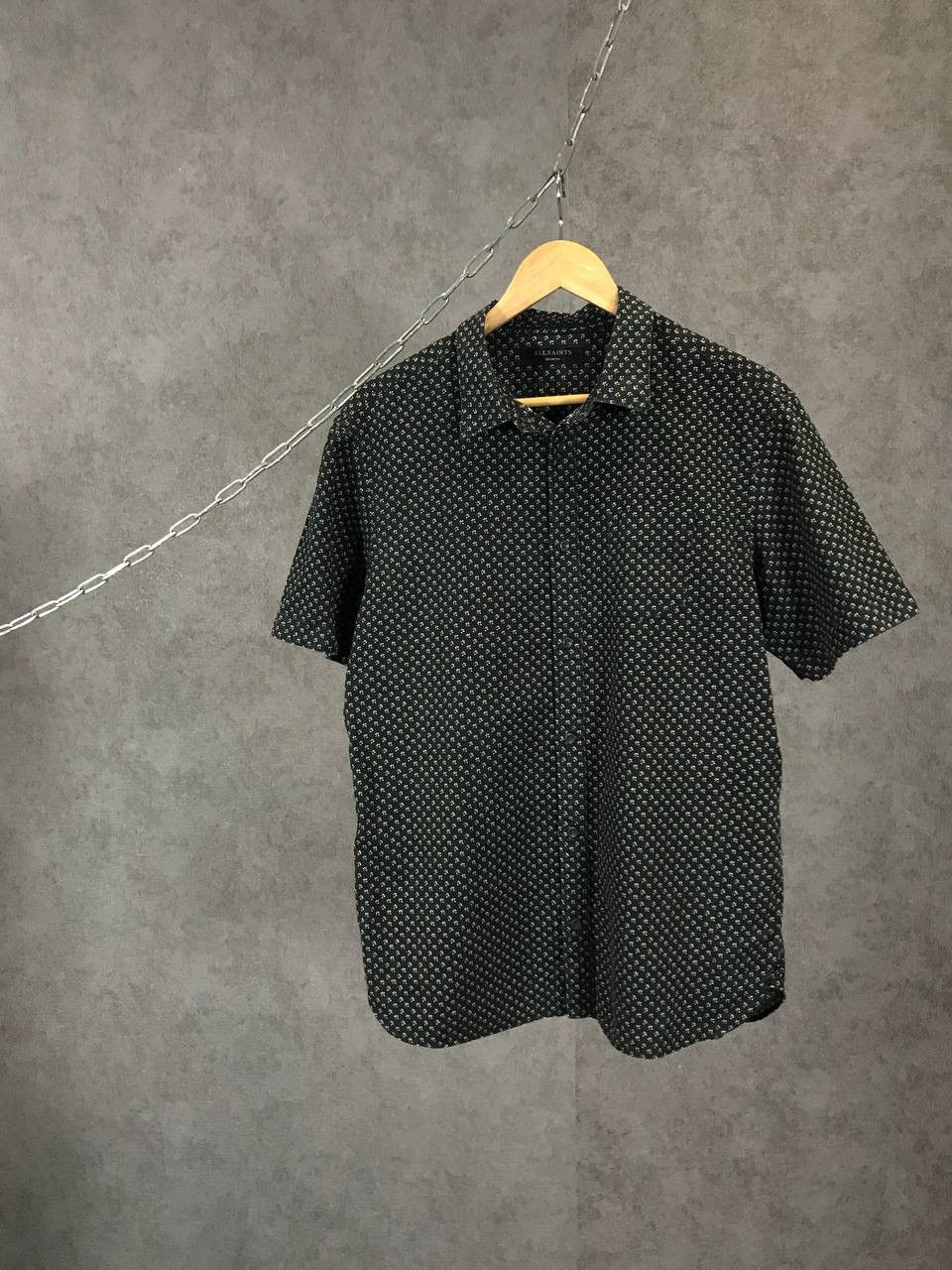 Allsaints Allsaints monogram Hawaiian shirt Size US M / EU 48-50 / 2 - 1 Thumbnail
