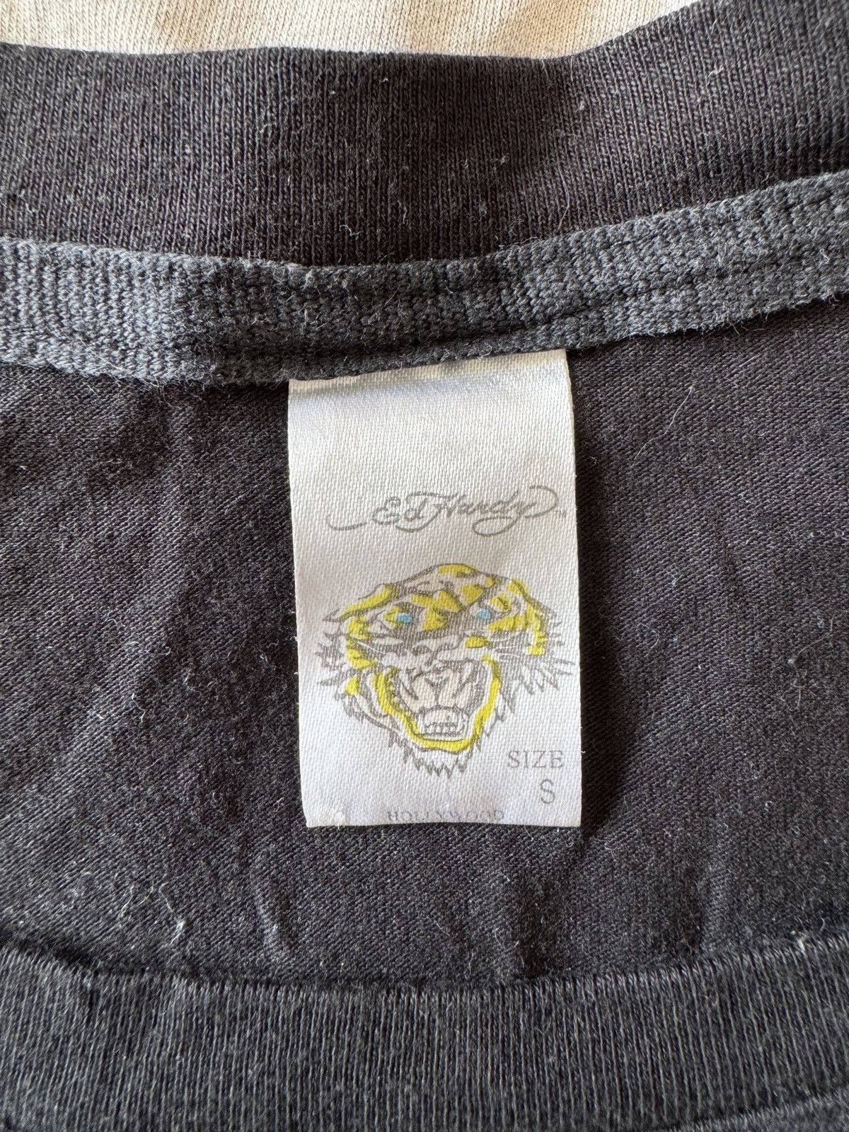 Christian Audigier 🔥🔥 Ed Hardy by Christian Audigier Black Cotton Shirt Size S / US 4 / IT 40 - 5 Thumbnail