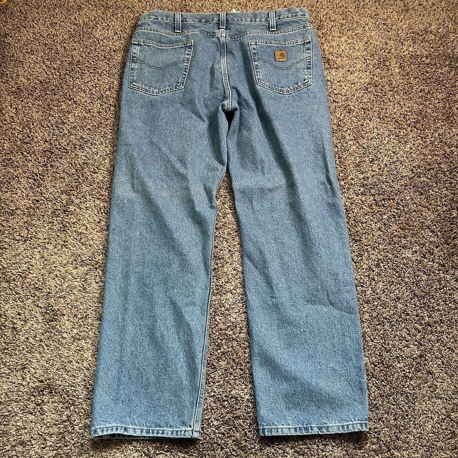 Carhartt Carhartt B480 LVB Medium Wash Traditional Fit Jeans Sz 38x32 Size US 38 / EU 54 - 8 Thumbnail