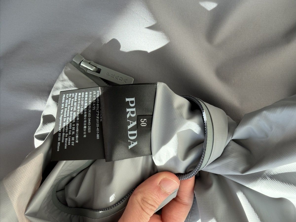 Prada Prada Linea Rossa Nylon Vest Grey Size US M / EU 48-50 / 2 - 5 Thumbnail
