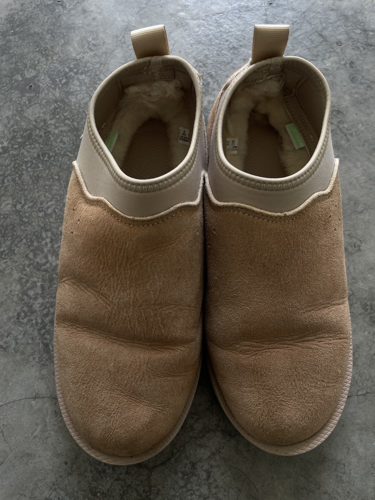 Japanese Brand × Suicoke × Vibram SUICOKE Ron Slip-On Suede Leather Low-cut Shoes Size US 8.5 / IT 38.5 - 1 Thumbnail
