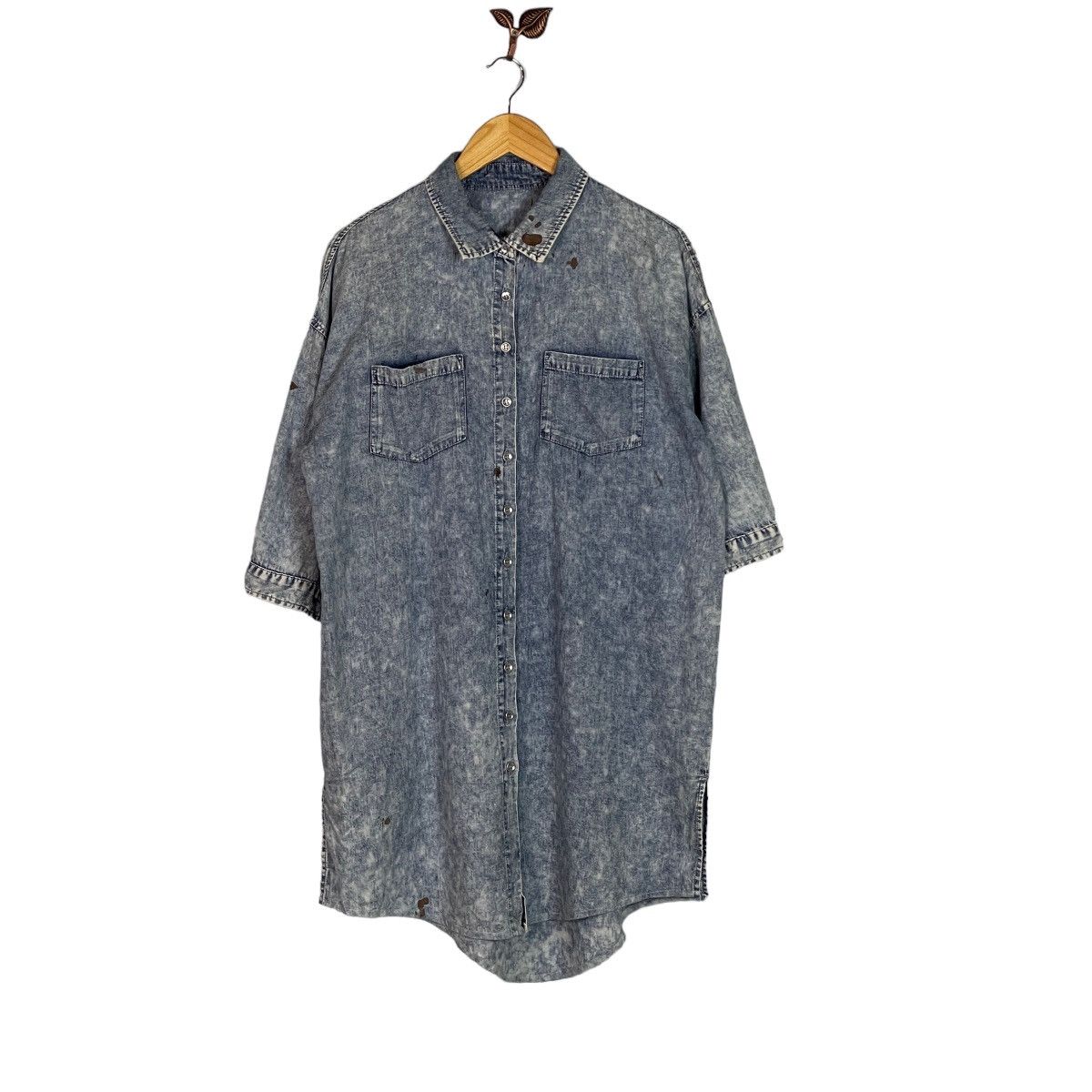Japanese Brand 🔥LAST PRICE🔥 Japanese Young Youth Bar Code Button Ups Size L / US 10 / IT 46 - 2 Thumbnail