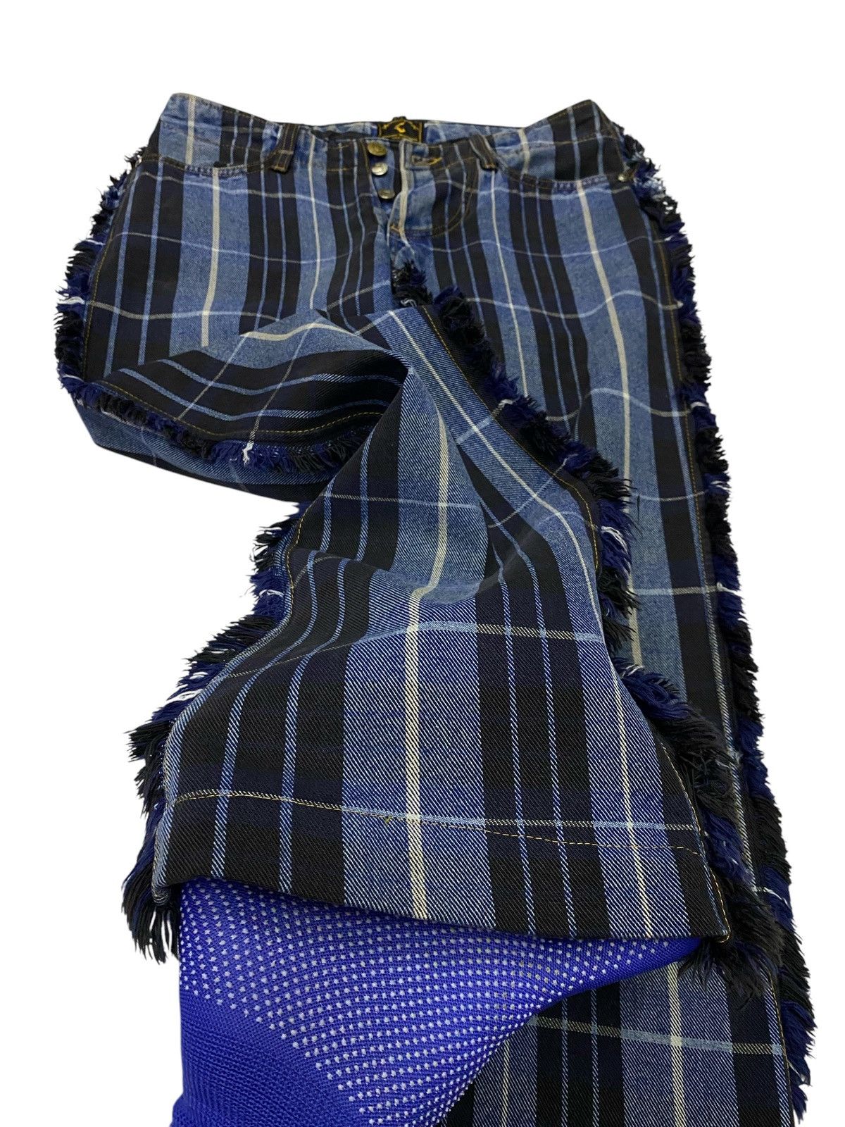 Vivienne Westwood 💃Rare🔥Vivienne Westwood Anglomania With Frayed Seams Denim Size 28" / US 6 / IT 42 - 10 Thumbnail