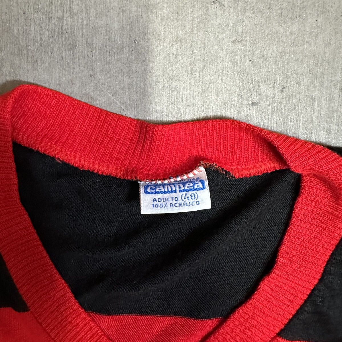 Vintage FLAMENGO JERSEY FOOTBALL SOCCER SHIRT 1980-1983 CAMPEA SMALL Size US M / EU 48-50 / 2 - 2 Thumbnail