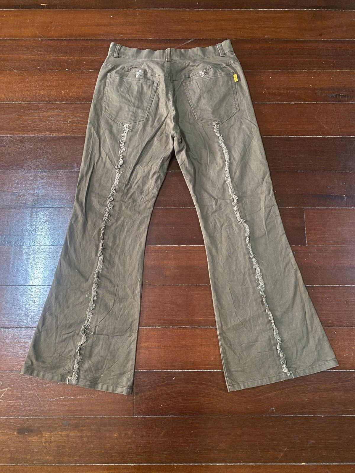 If Six Was Nine Flare Pants orange juice Bondage Cargo Pant Bootcut Size US 33 - 8 Thumbnail