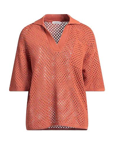 Brunello Cucinelli o1w1db10825 Sweater in Orange Size M / US 6-8 / IT 42-44 - 1 Thumbnail