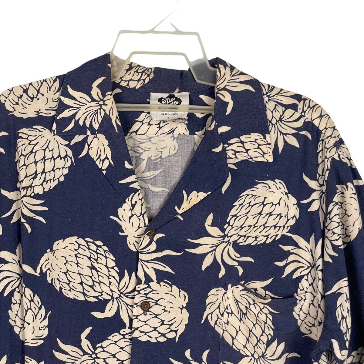 Hilo Hattie 🔥LAST PRICE🔥VTG Hilo Hattie Made In Hawaii Pineapple Shirt Size US L / EU 52-54 / 3 - 3 Thumbnail