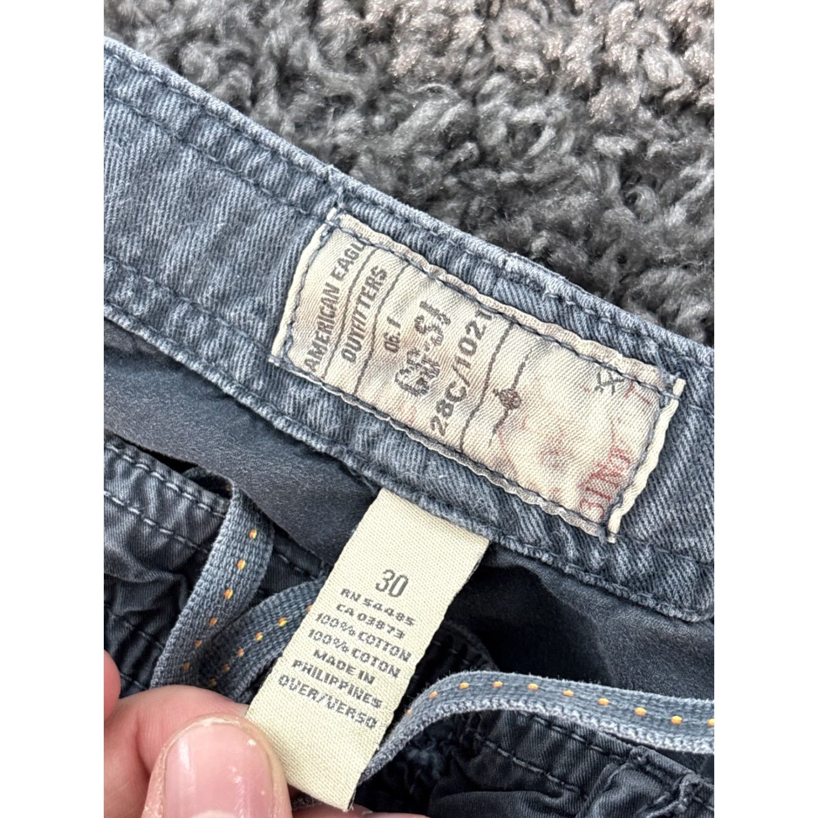 American Eagle Outfitters VINTAGE American Eagle Cargo Shorts Mens 30 Gray Military Paratrooper Utility Outdoor Army Cargo Shorts Mens 30 Gray VINTAGE Size US 30 / EU 46 - 6 Thumbnail