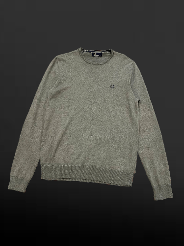 Fred Perry Fred Perry Sweater Gray Men's Casual Logo Size US M / EU 48-50 / 2 - 1 Thumbnail