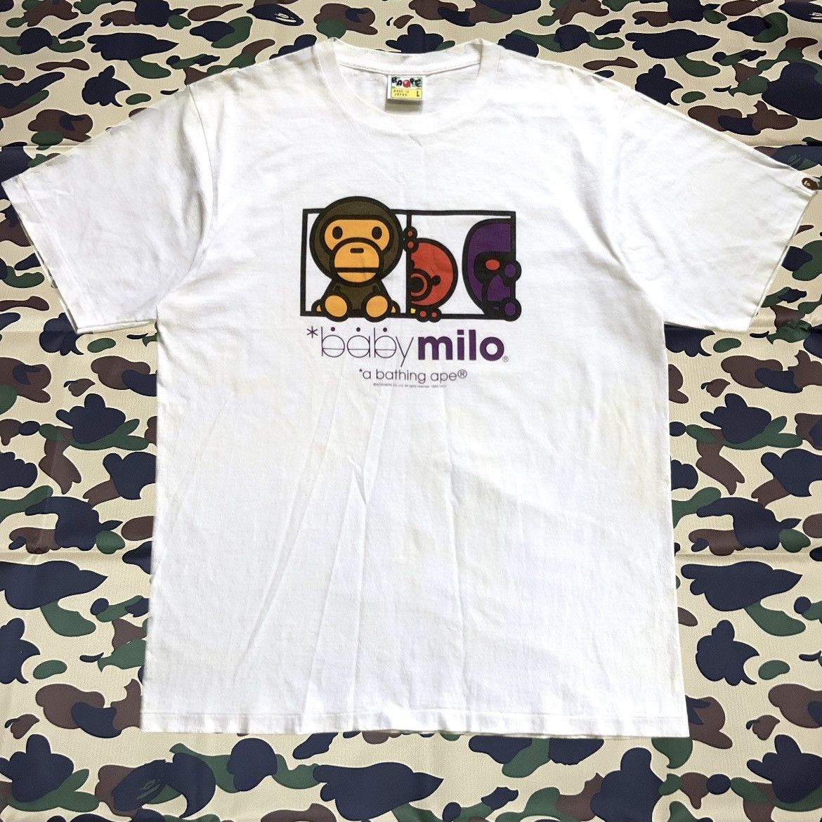Bape Bape Baby Milo Safari Tee Size US L / EU 52-54 / 3 - 1 Thumbnail