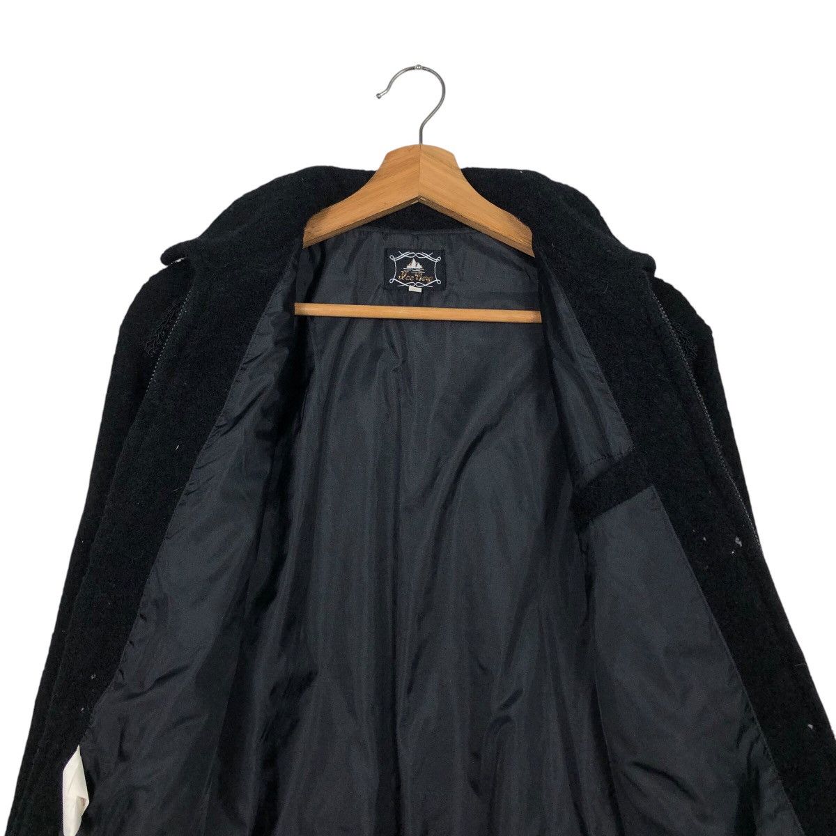 Japanese Brand 📌Vintage Bomber Jacket Ice Berg Rich Black Issey Miyake Size US M / EU 48-50 / 2 - 15 Thumbnail