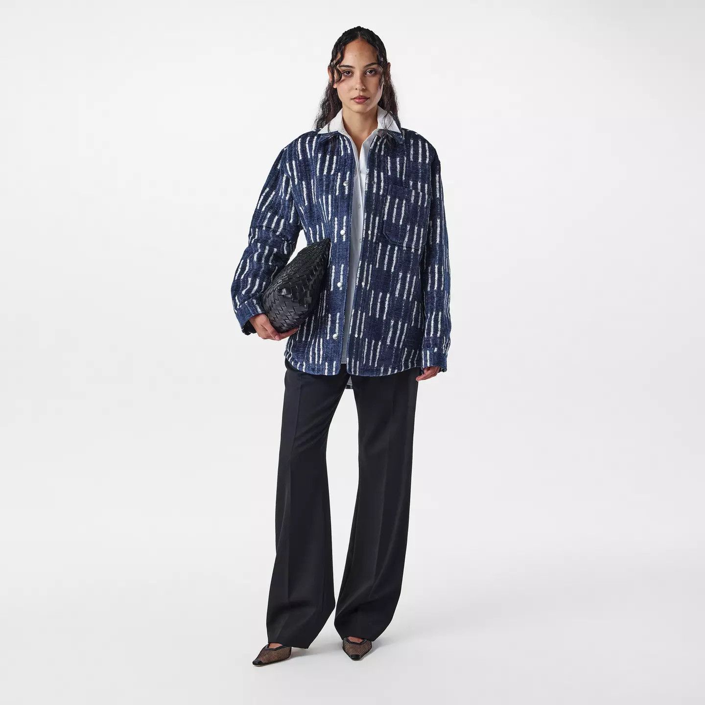 Off-White o1y1225 Patterned Shirt in Blue/White Size XS / US 0-2 / IT 36-38 - 6 Thumbnail