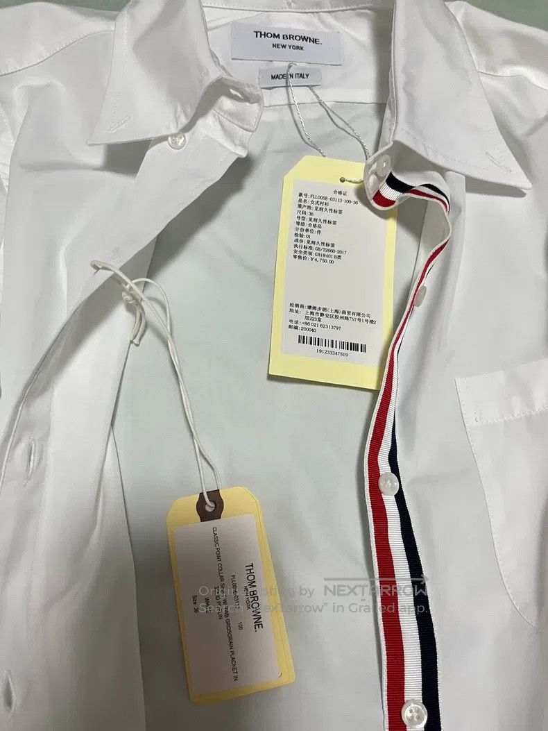Thom Browne Thom Browne Cotton Shirt Size XS / US 0-2 / IT 36-38 - 2 Thumbnail