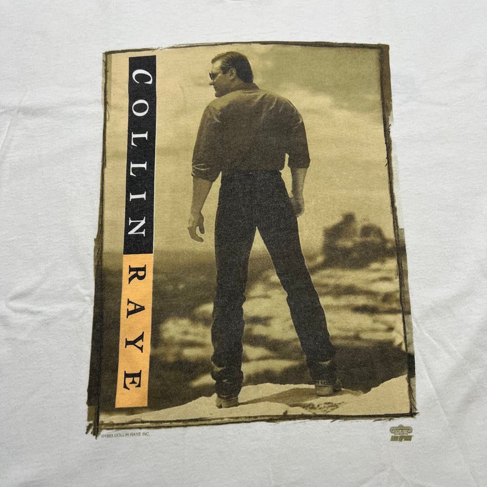 Hanes Vintage 90s Collin Raye merchandise T-shirt Men Sz XL Size US XL / EU 56 / 4 - 2 Thumbnail