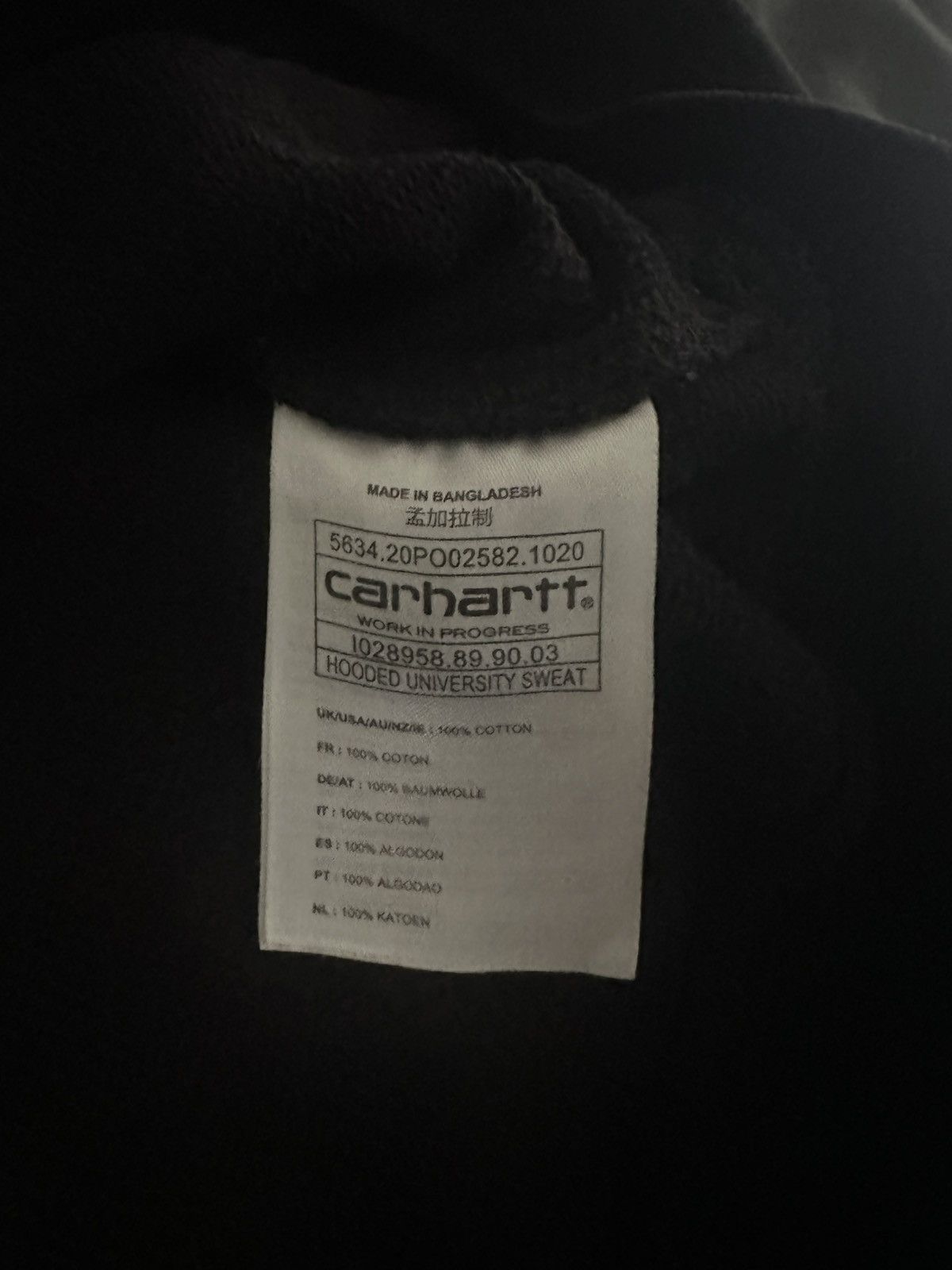 Carhartt Carhartt WIP Hooded University Sweat Size US L / EU 52-54 / 3 - 3 Thumbnail
