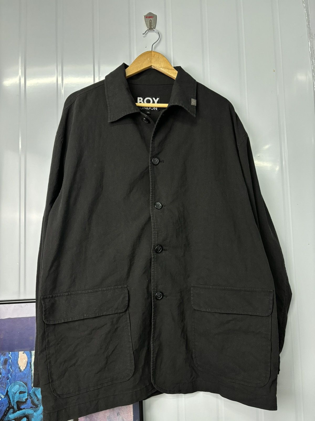 Boy London × Vintage RARE! Vintage Boy London Coach Jacket Designer Size US L / EU 52-54 / 3 - 3 Thumbnail
