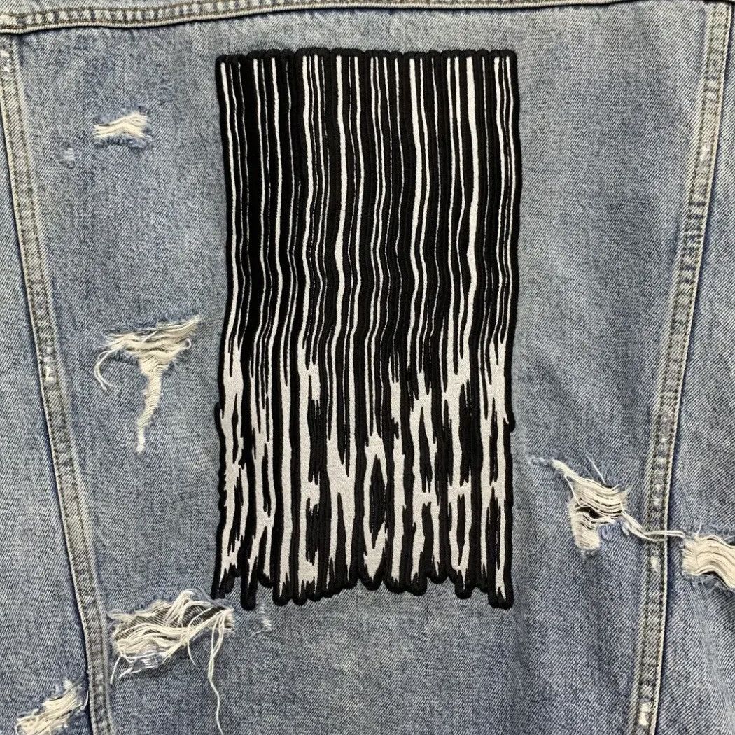 Balenciaga Balenciaga Barcode Denim Jacket Size US S / EU 44-46 / 1 - 2 Thumbnail