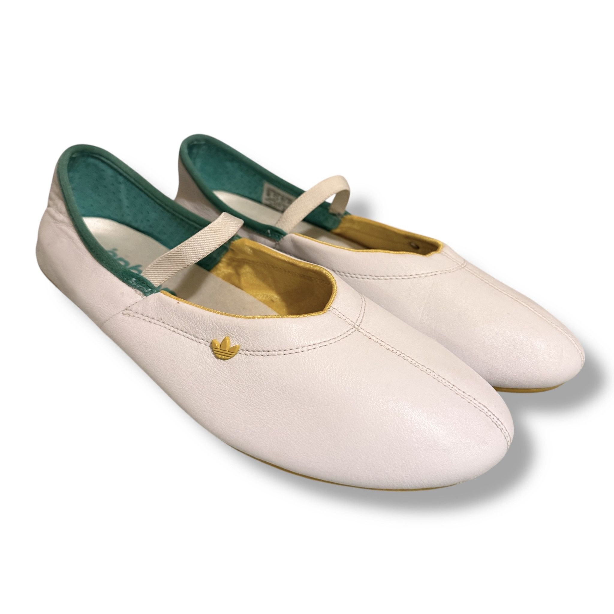 Adidas Iconic Adidas Vintage Ballet Flats Sneakers White 00s Size US 9 / IT 39 - 15 Thumbnail